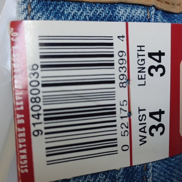 Levi Strauss Signature Relaxed Fit Jeans NWT 34x34 - Picture 5 of 5